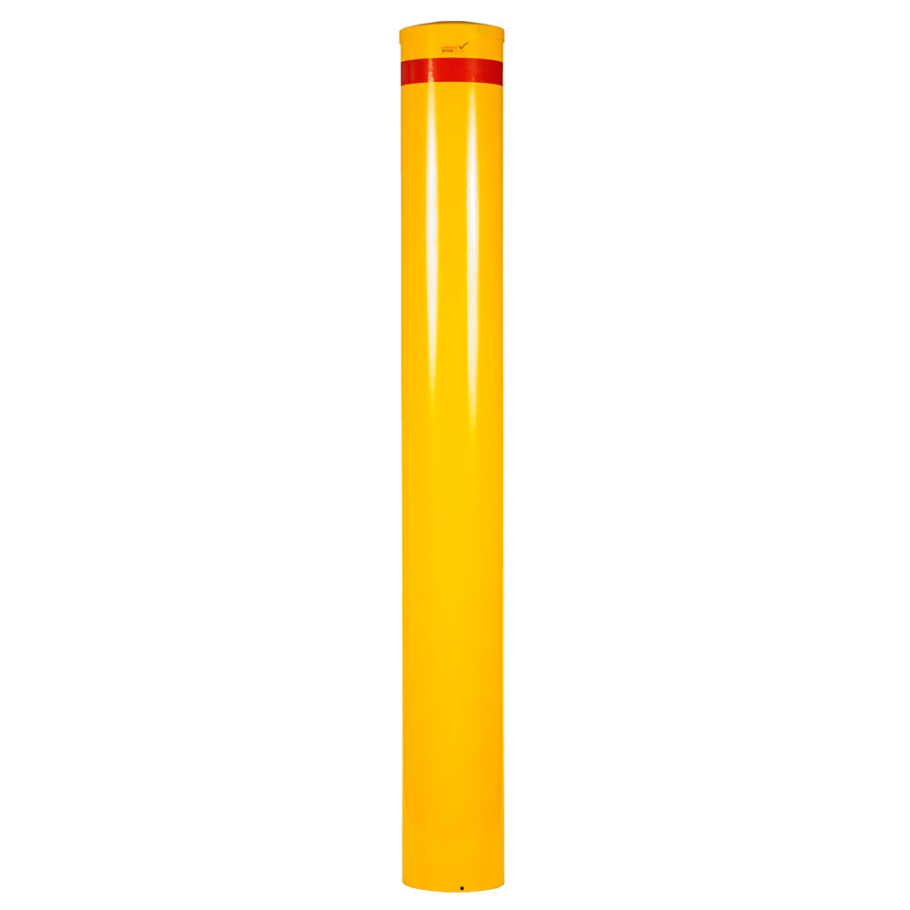 Bollard 220mm In Ground - Yellow