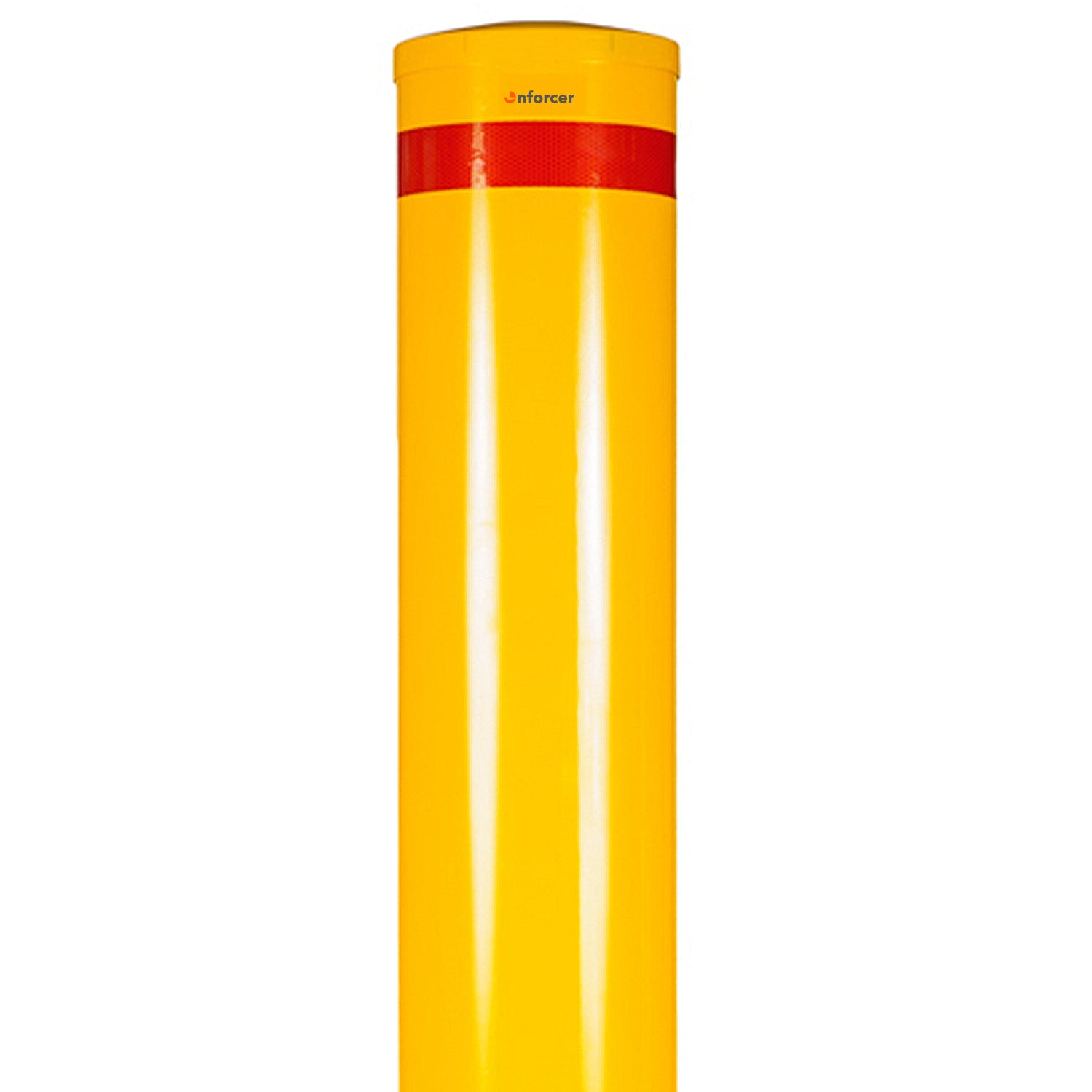 Bollard 220mm In Ground - Yellow