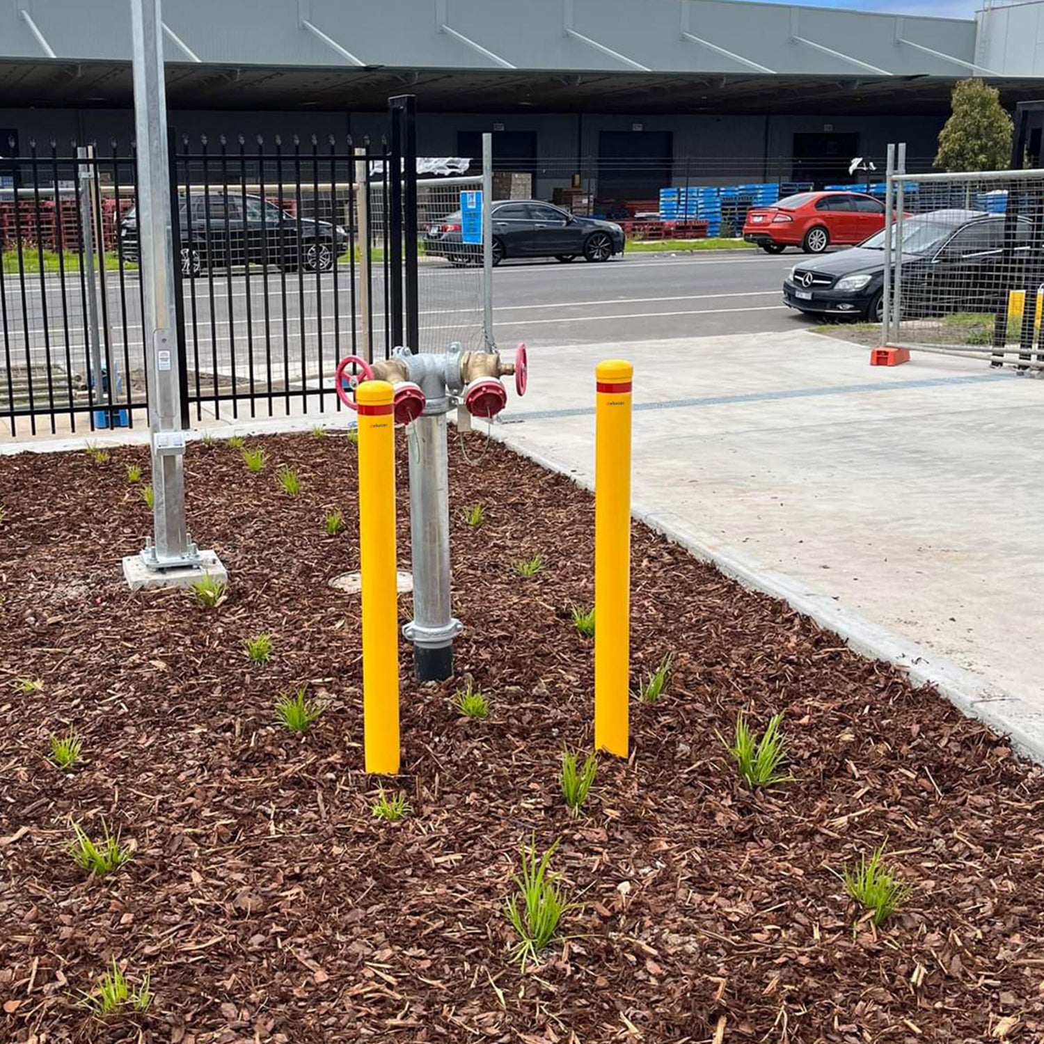 In Ground Bollard 63mm Yellow