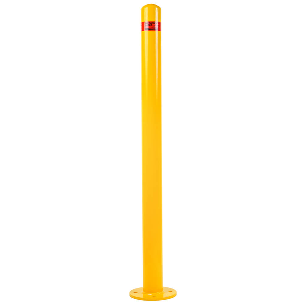 Surface Mounted Bollard 63mm Yellow