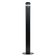 Bollard Surface Mounted 76mm Black