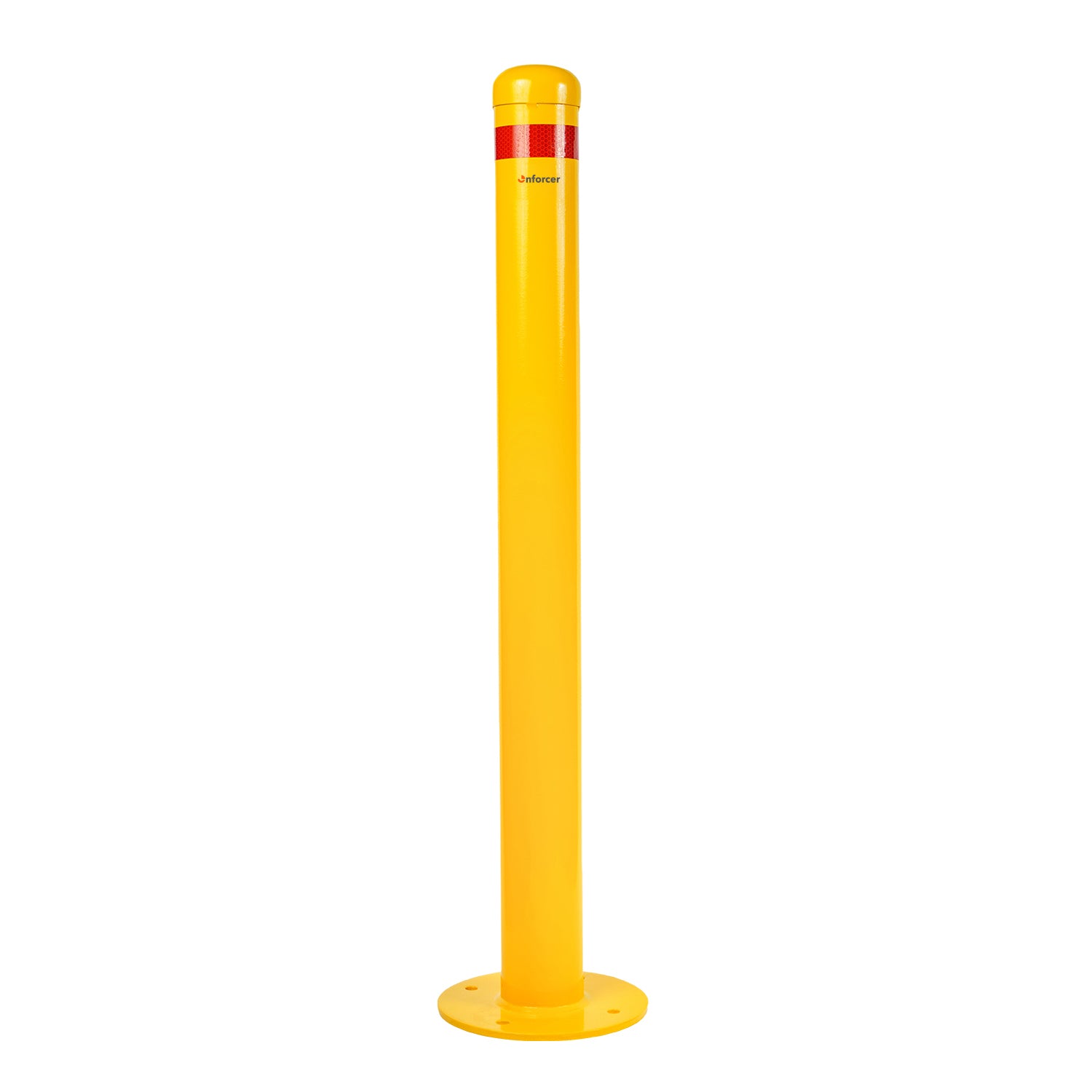 Bollard Surface Mounted 76mm Yellow