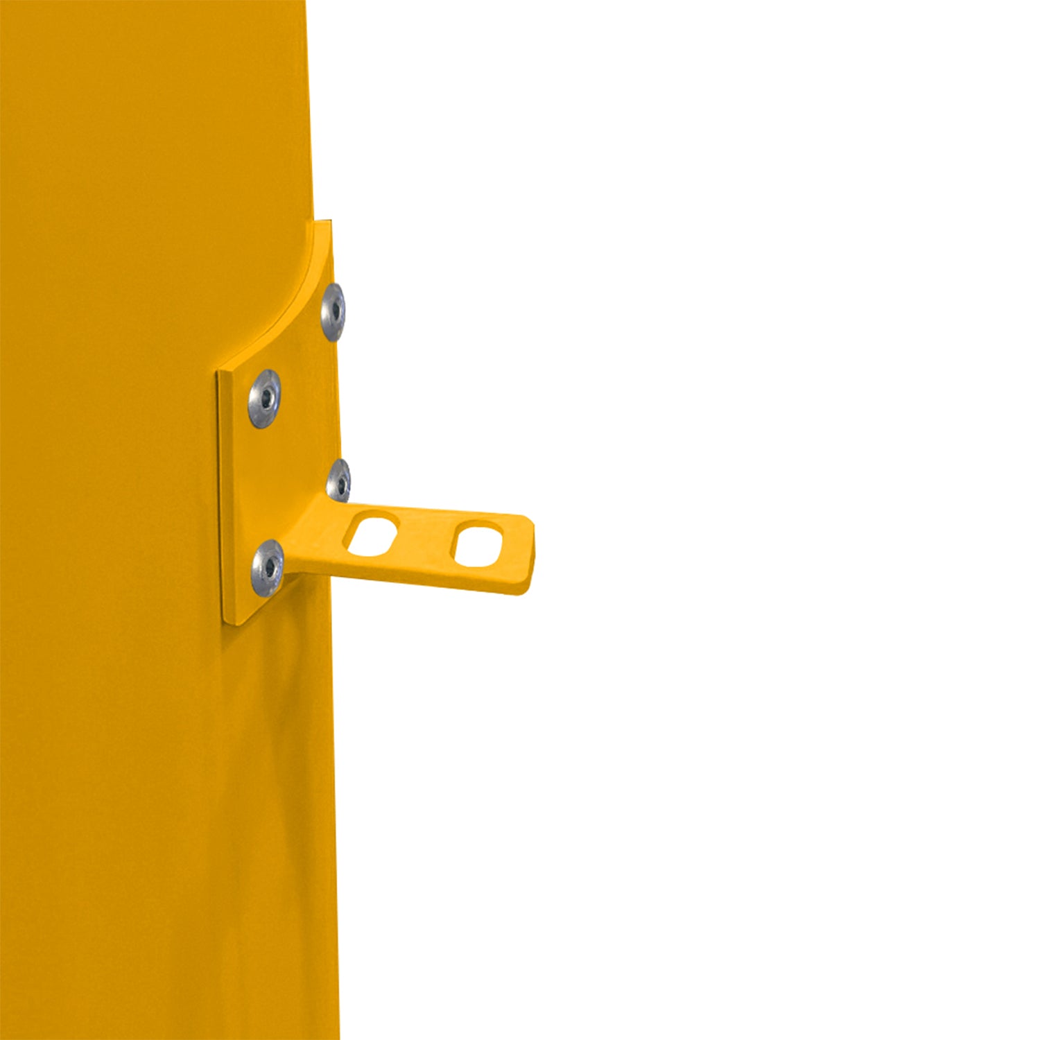 Bollard Chain Mounting Bracket 90mm – Yellow