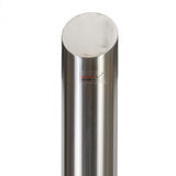 Bollard 90mm In Ground Bevelled Top - Stainless Steel