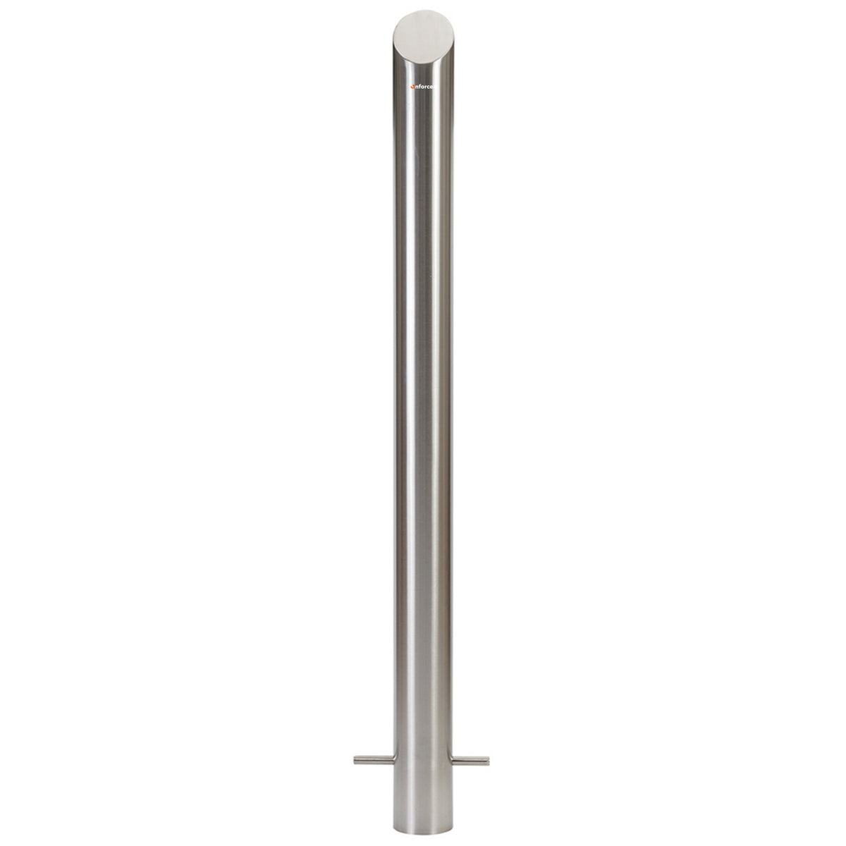 Bollard 90mm In Ground Bevelled Top - Stainless Steel