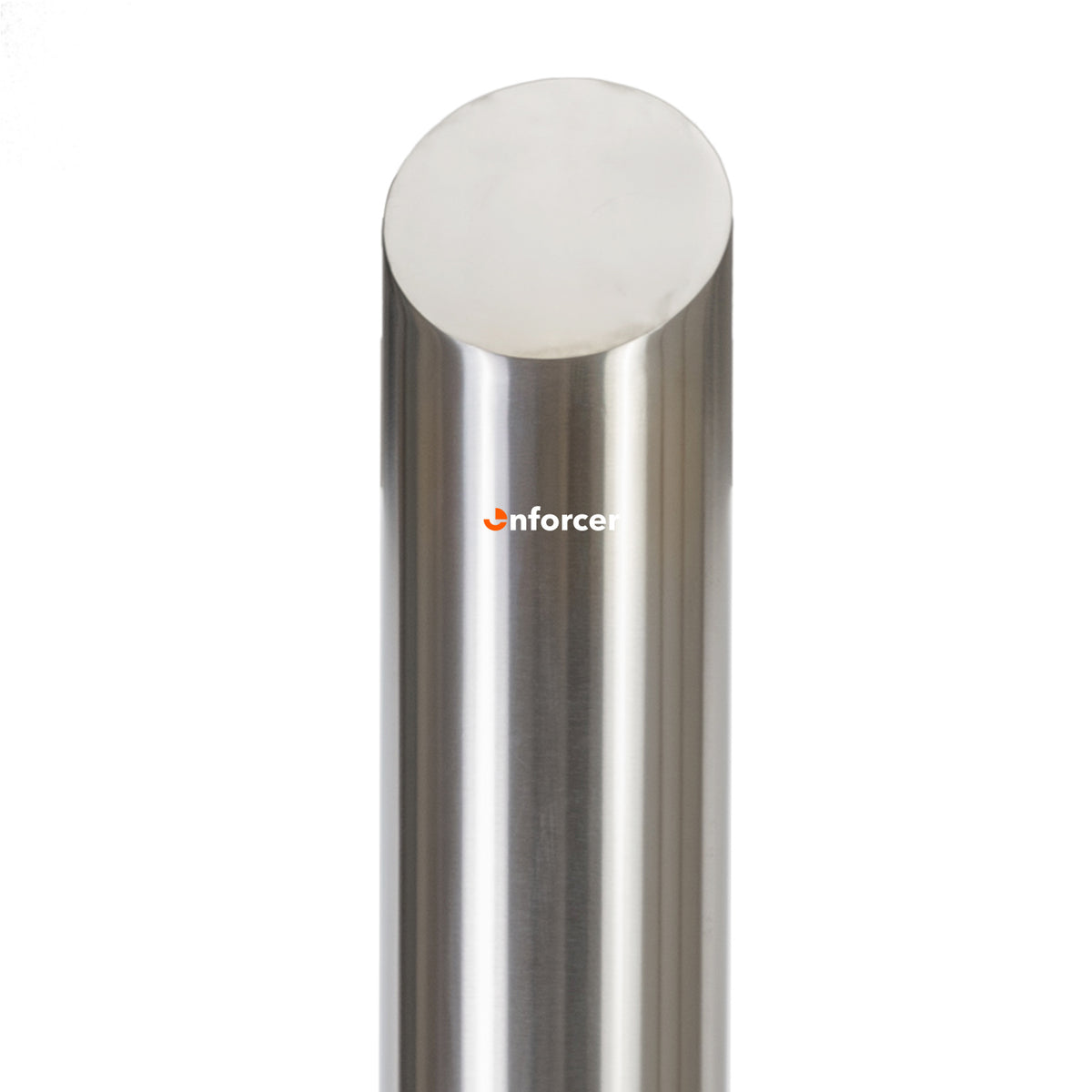 Bollard 90mm In Ground Bevelled Top - Stainless Steel