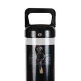 Bollard Removable KeyLock 90mm In Ground - Black