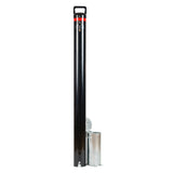 Bollard Removable KeyLock 90mm In Ground - Black