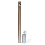 Bollard 90mm In-Ground Removable Keylock  Stainless Steel 316