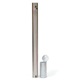 Bollard 90mm In-Ground Removable Keylock  Stainless Steel 316