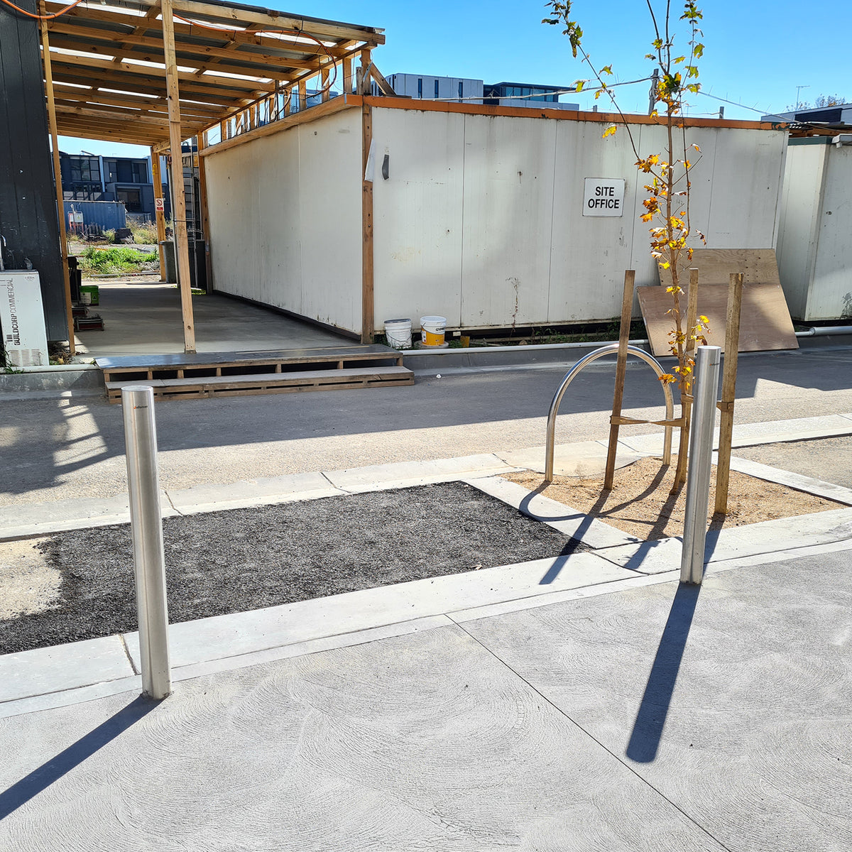 Stainless Steel In-Ground 90mm Bollard