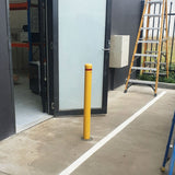 Yellow In-Ground 90mm Bollard