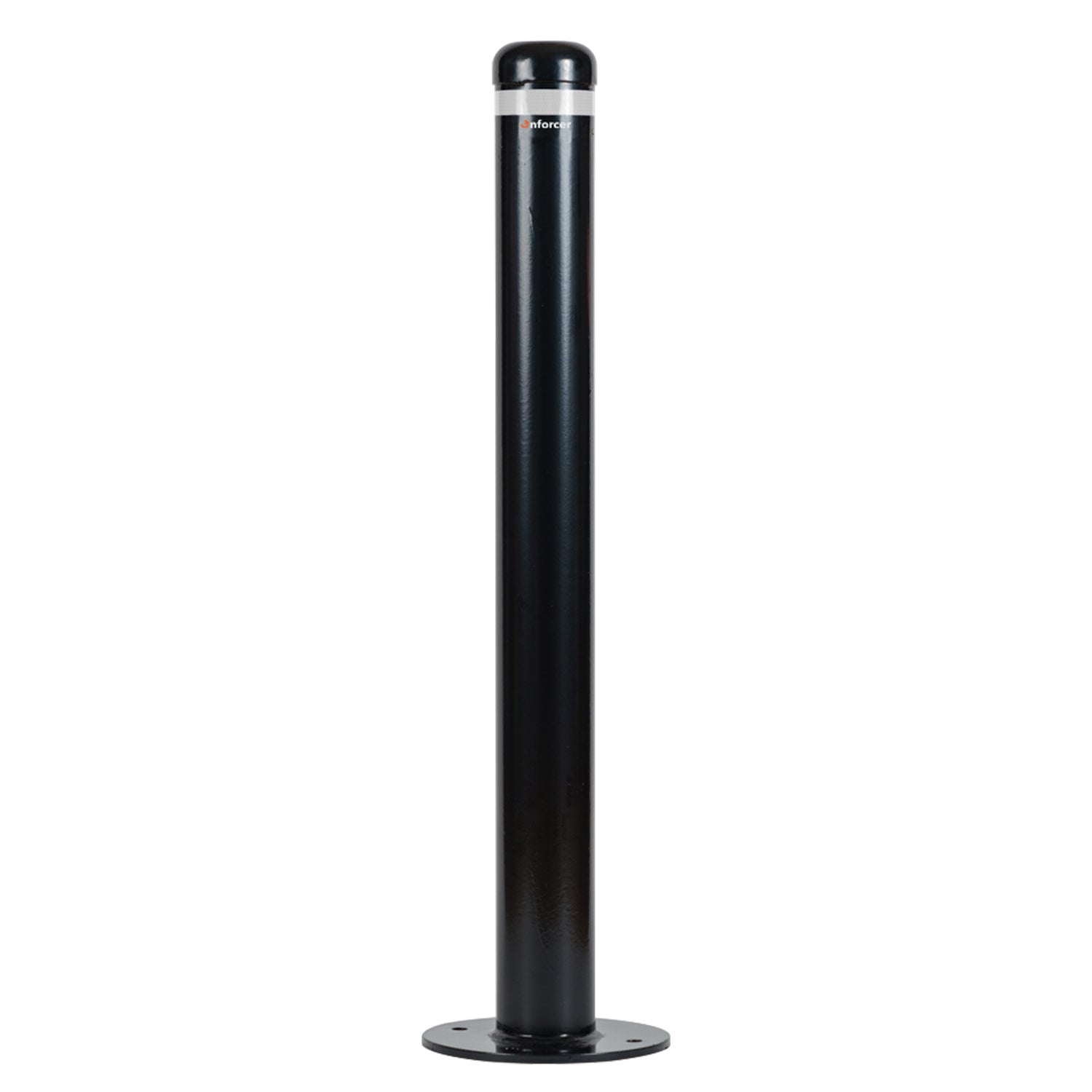 Surface Mounted Bollard 90mm Hot Dipped Galvanised - Black