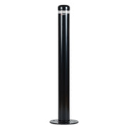 Surface Mounted Bollard 90mm Hot Dipped Galvanised - Black