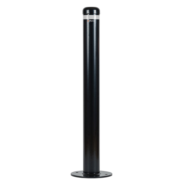 Surface Mounted Bollard 90mm Hot Dipped Galvanised - Black