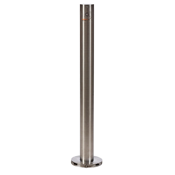 Bollard Surface Mounted Removable KeyLock - Stainless Steel 316 Grade