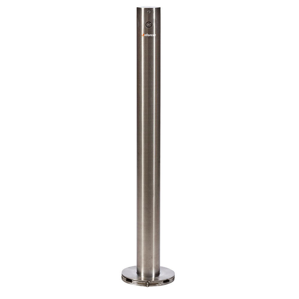 Bollard Surface Mounted Removable KeyLock - Stainless Steel 316 Grade