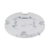 90mm Surface Mounted Keylock Shoe Base Only - White