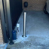 Bollard 90mm Surface Mounted - Stainless Steel 304