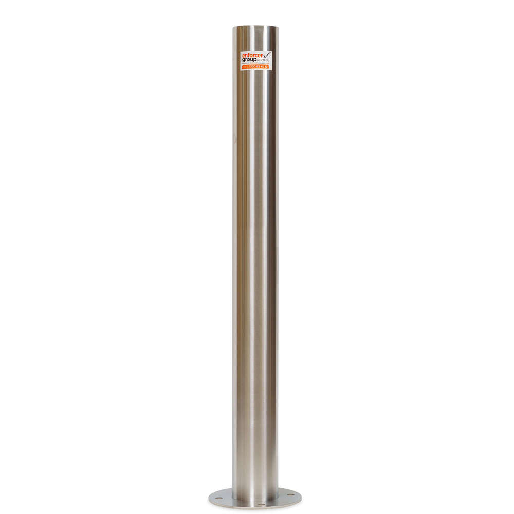 Bollard 90mm Surface Mounted - Stainless Steel 304