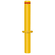 Heavy Duty Breakaway Bollard  220mm 2-Part Yellow/Galvanised