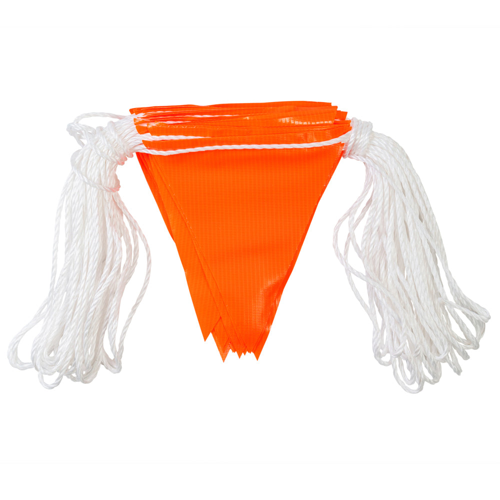 Orange Bunting 30M Roll