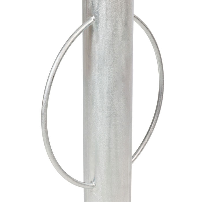 Bollard Bike Rack Surface Mounted Circle - Galvanised