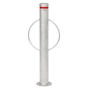 Bollard Bike Rack Surface Mounted Circle - Galvanised