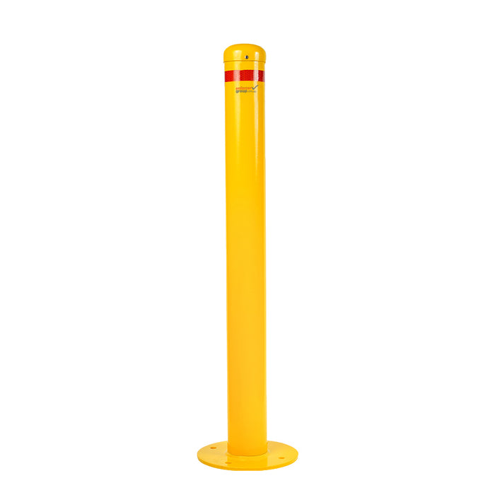 Bollard Flexible 90mm Surface Mounted - Yellow