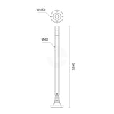 Bollard Flexible Sign Delineators - 1350mm High