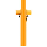 Bollard Heavy-Duty Removable In-Ground Double Lock Shared Zone Yellow