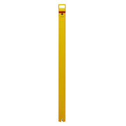 Bollard Heavy Duty Removable KeyLock 90mm In Ground Yellow 1200mm