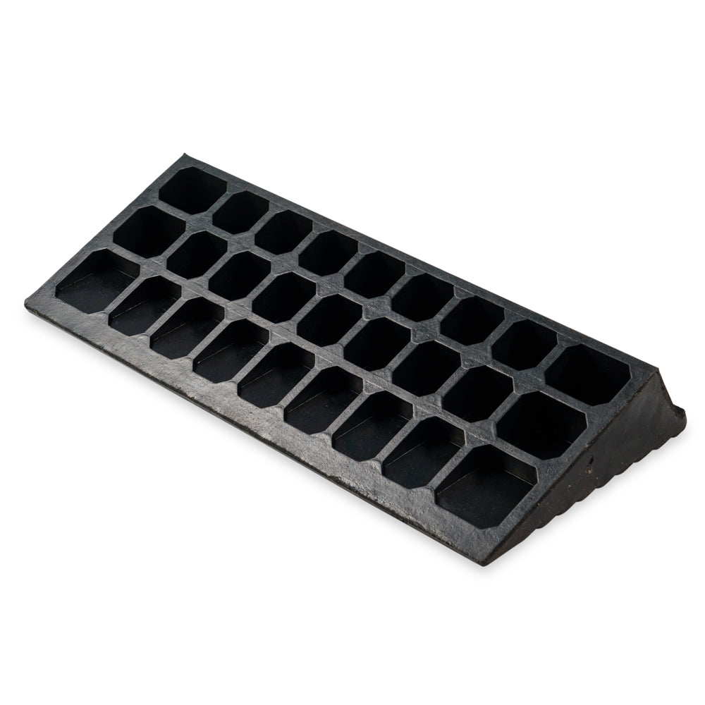 Kerb Ramp Rubber Black  - 100mm High