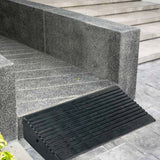 Kerb Ramp Rubber Black  - 150mm High