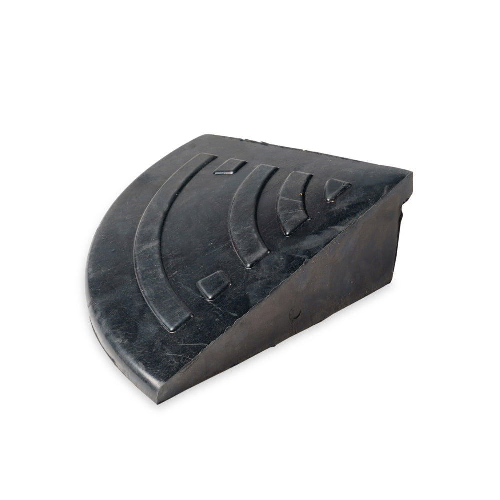 Kerb Ramp Rubber Black End - 100mm High