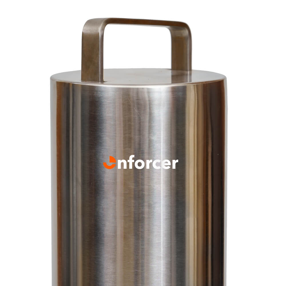Bollard Premium Removable PadLock 140mm In Ground - Stainless Steel 304