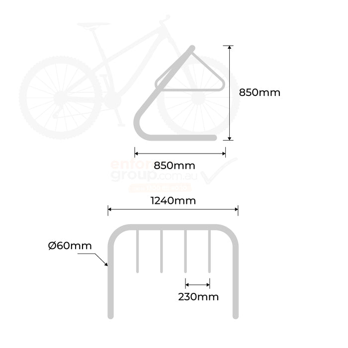 Bike Rack Stainless Steel  Coat Hanger  304 - Medium