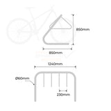 Bike Rack Stainless Steel  Coat Hanger  304 - Medium