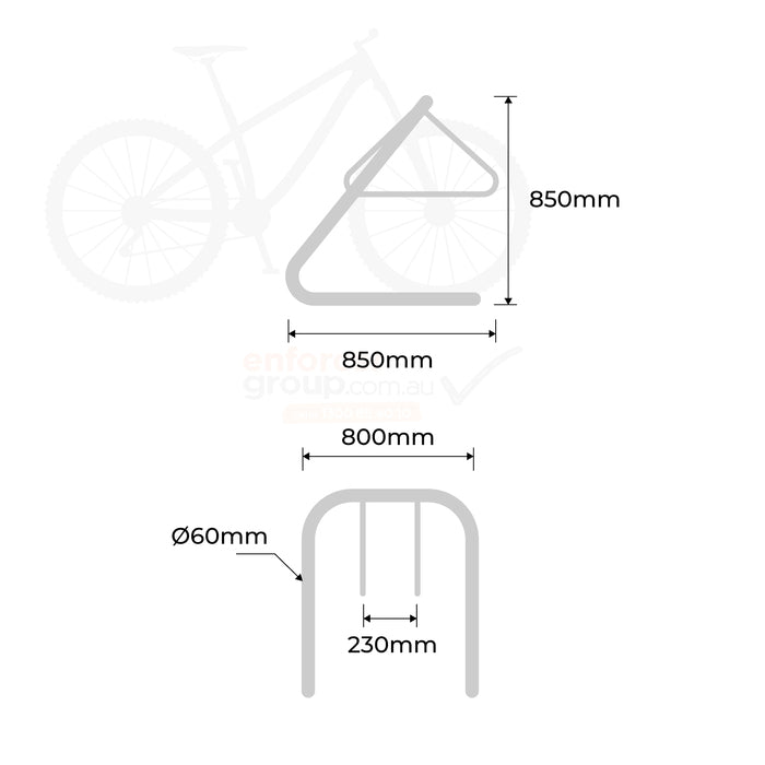 Bike Rack Stainless Steel  Coat Hanger 304 - Small