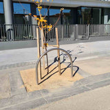 Bike Rack Stainless Steel In Ground Hoop 304 Grade