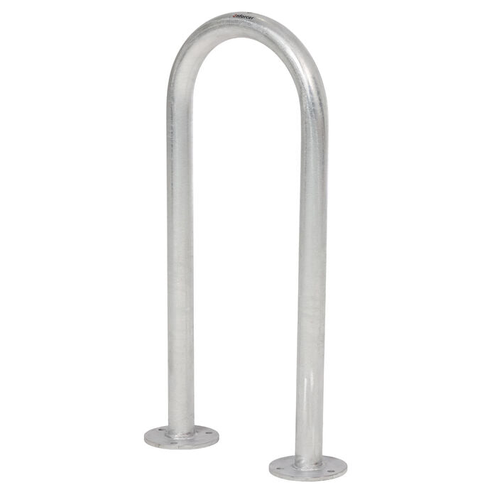 Bike Rack Narrow Hoop Surface Mounted - Galvanised
