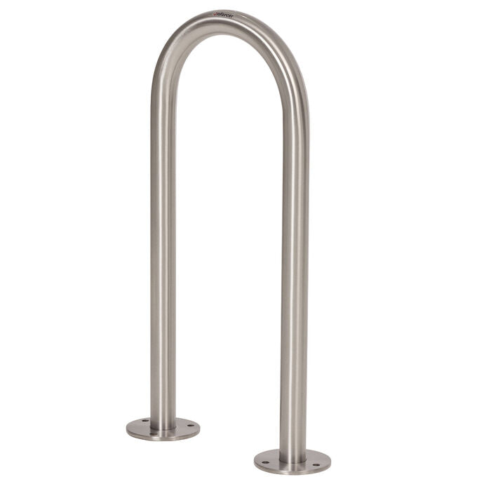 Bike Rack Narrow Hoop Surface Mounted Stainless Steel 304 Grade