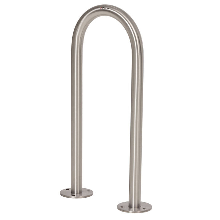 Bike Rack Narrow Hoop Surface Mounted - Stainless Steel 316 Grade