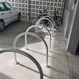 Bike Rack Galvanised Surface Mounted Hoop