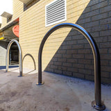 Bike Rack Stainless Steel Surface Mounted Hoop 304 Grade