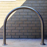 Bike Rack Stainless Steel Surface Mounted Hoop 304 Grade