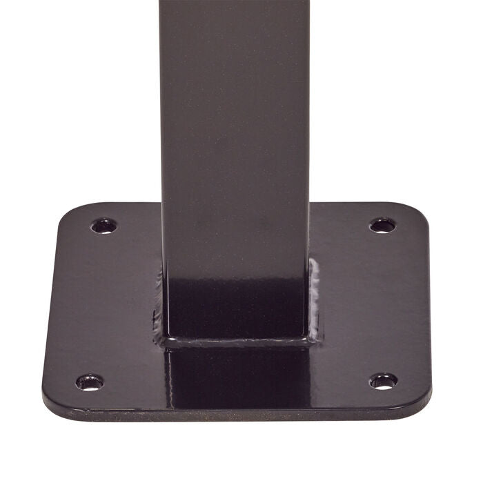 Bike Rack Vertical, Post Mounted - Black