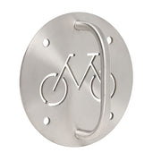 Bike Rack Wall Mounted Round Stainless Steel 304