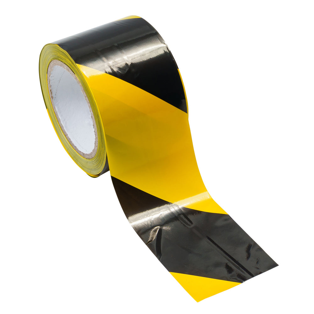 Yellow/Black Barricade Tape 100M X 75MM | Enforcer – Enforcer Group