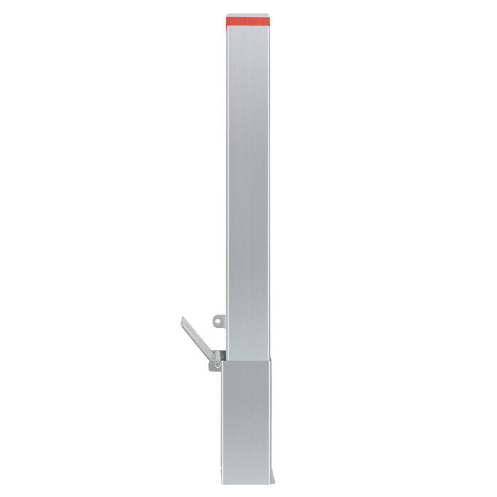 Bollard Square Removable Padlock 120mm In-Ground Galvanised